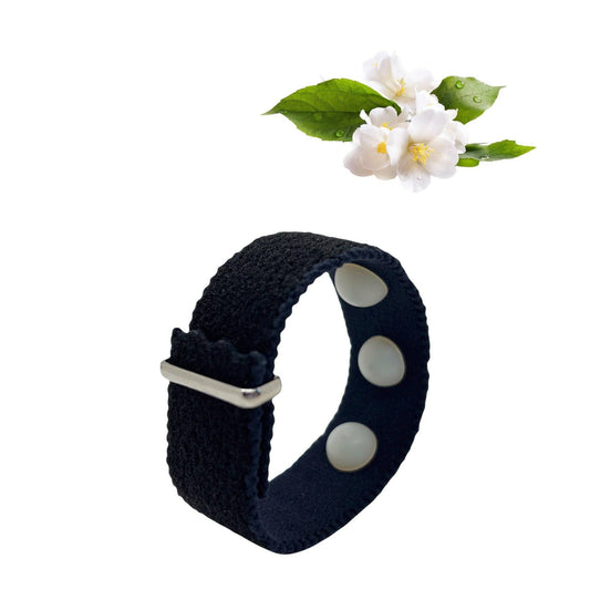 Anxiety Relief Jasmine Scented Bracelet – Multi-Symptom Support for Menopause and Mood Enhancement – VELCRO® Fasteners