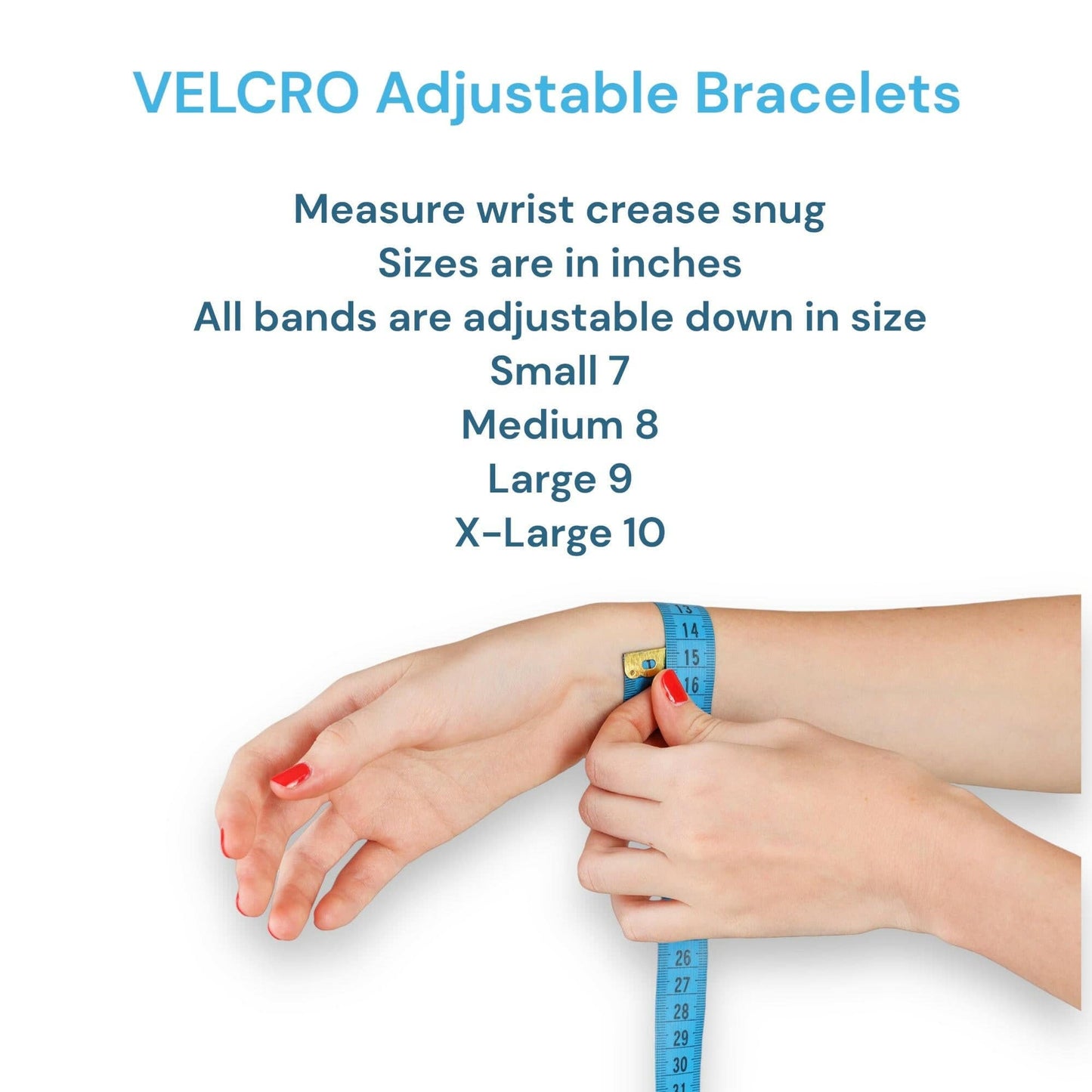 Calming Bracelet – Adjustable Acupressure Band for Relaxation, Mood Support, and Sleep Aid with VELCRO® Closure